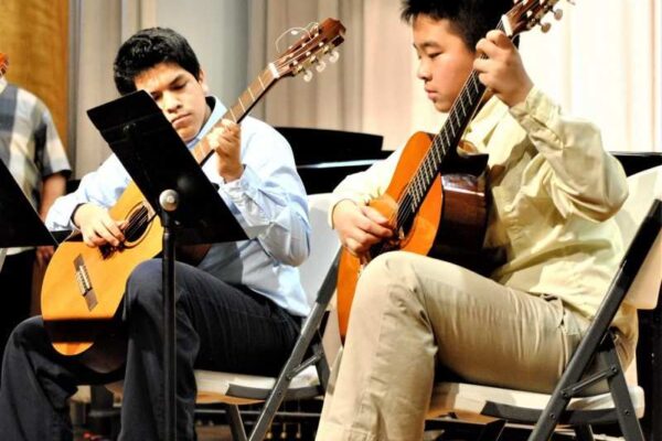 Guitar ensemble at Settlement Music School