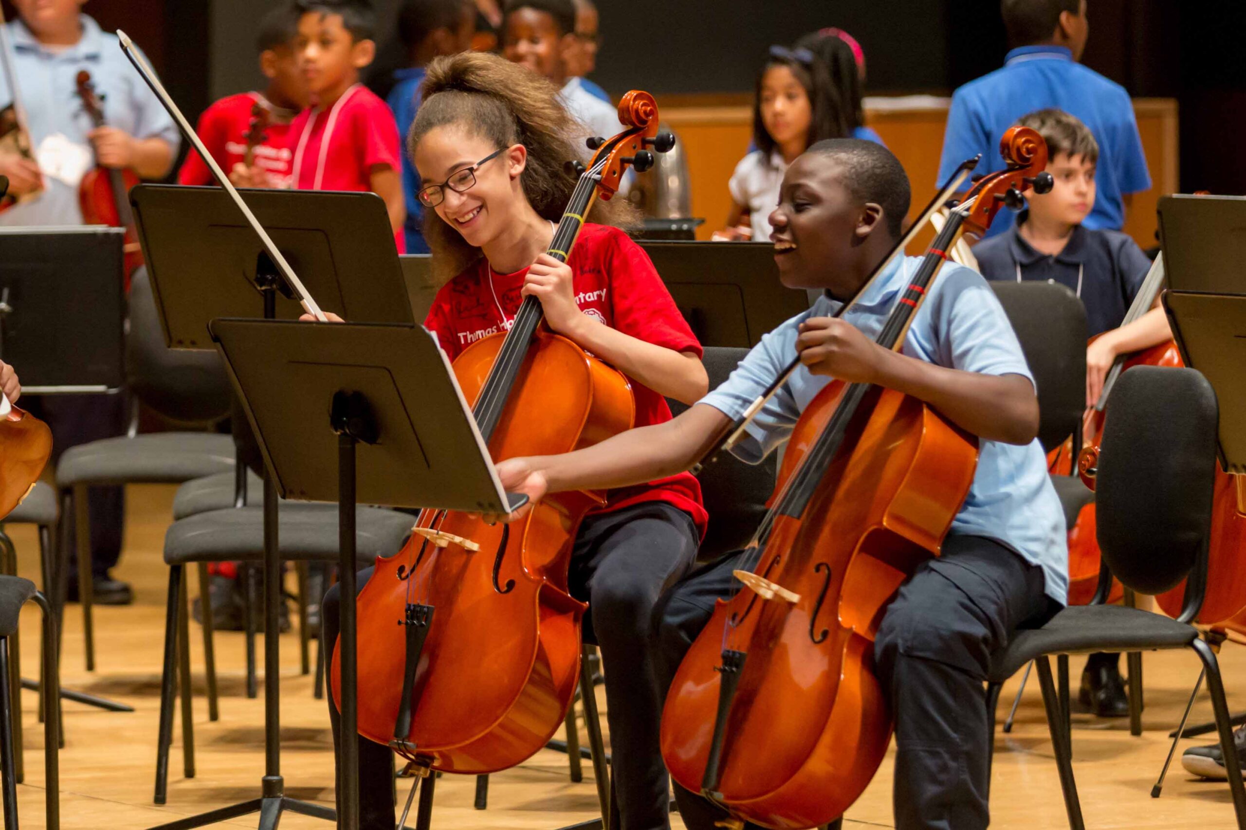 Music Education Pathways students rehearse for the Pathways to Performance Concert