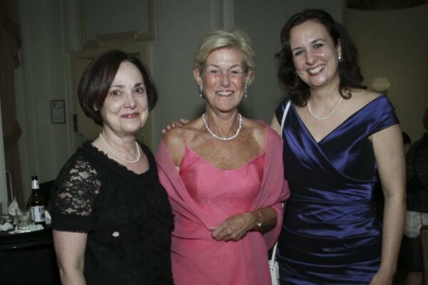 Ellen Friedell, Barrie Trimingham, Settlement Music School's board chair and Helen Eaton, Executive Director of Settlement Music School at the School's 107th Anniversary Gala at Hyatt at The Bellevue Philadelphia Hotel on May 2, 2015.