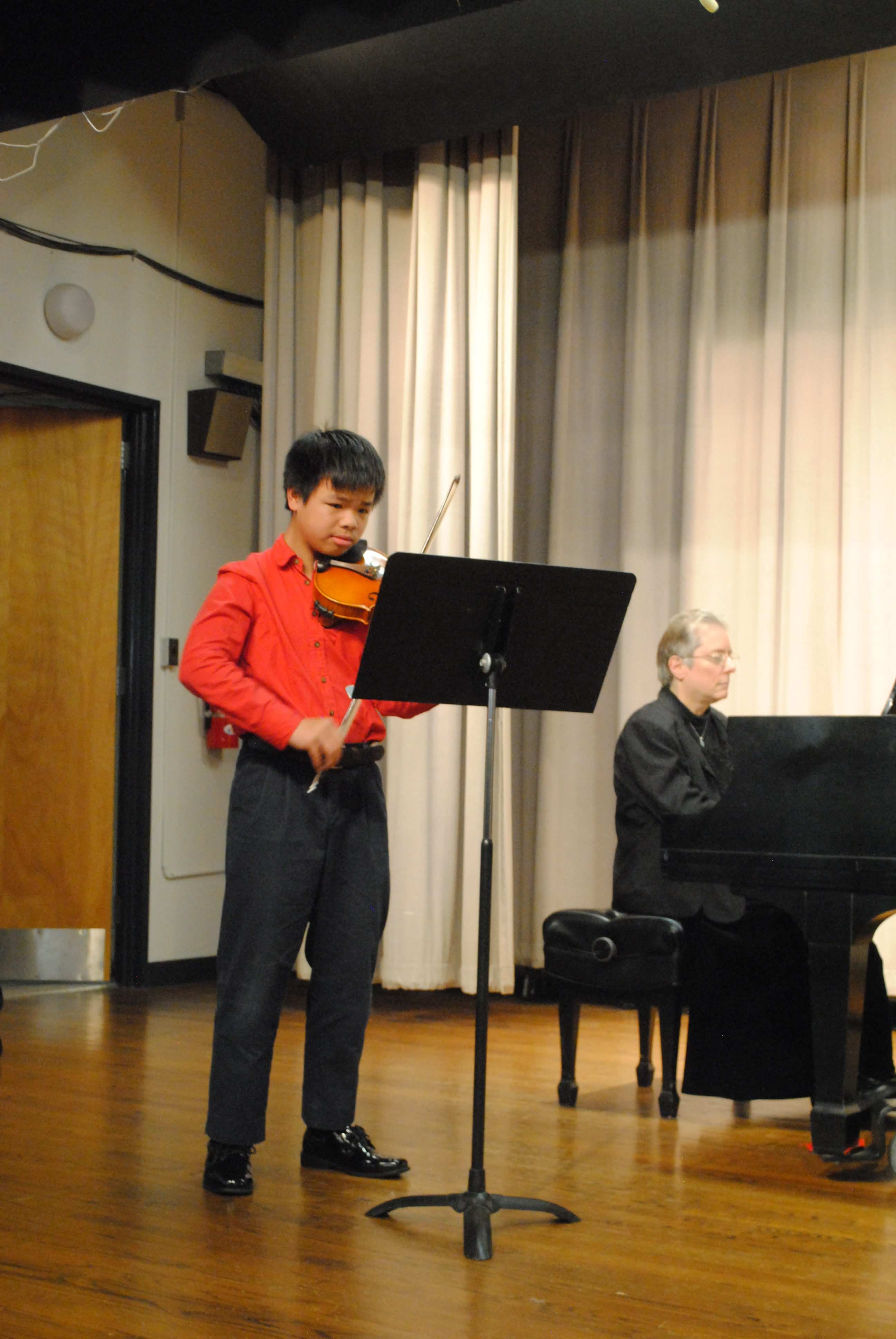 A Settlement Music School student performs at our Kardon-Northeast Branch